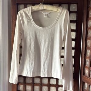 Athleta off white Long Sleeve Top